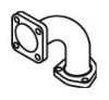 MAN 51081030017 Exhaust Pipe